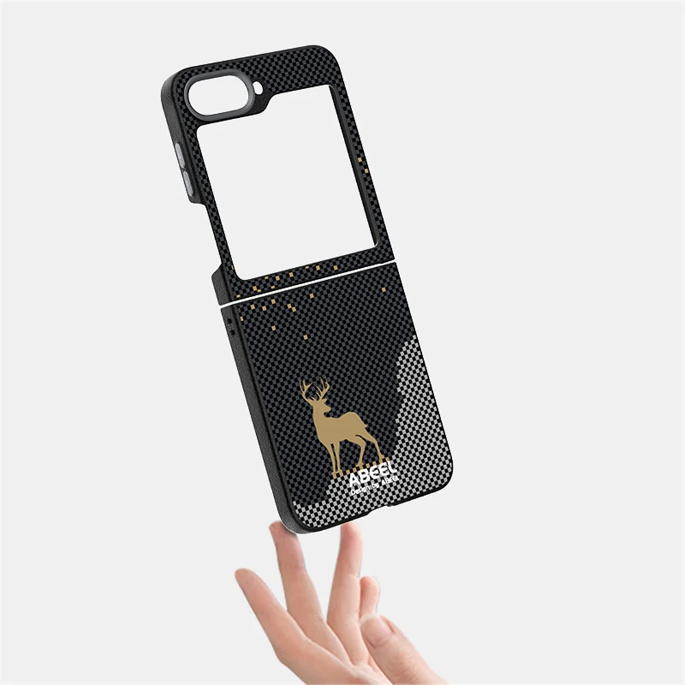 ABEEL For Samsung Galaxy Z Flip7 FE 5G / Z Flip6 5G Case Compatible with MagSafe Ultra Slim PC TPU Phone Back Cover - Warrior - Image 3