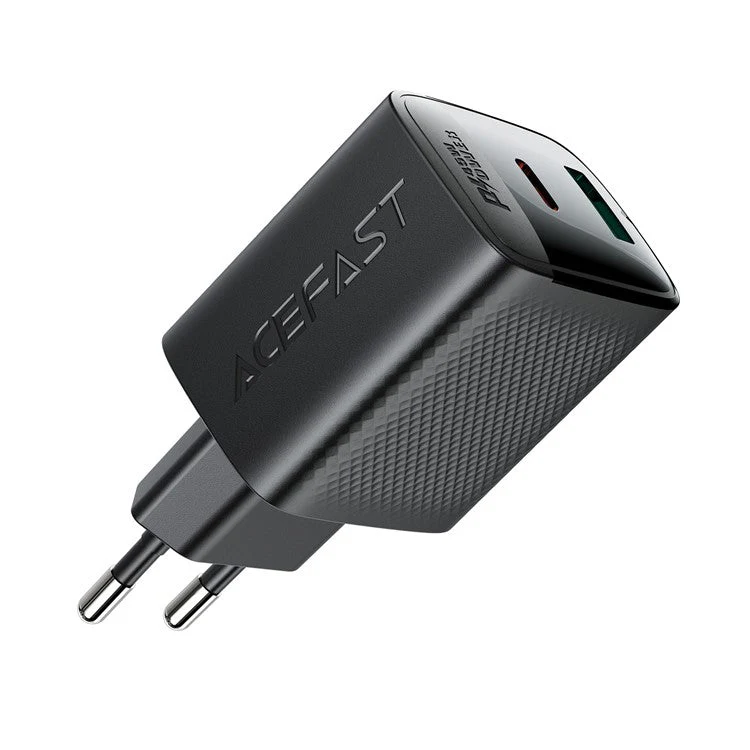 ACEFAST A106 GaN Charger PD 45W Fast Charging Dual Port USB-C USB-A Adapter - EU Plug - Image 3