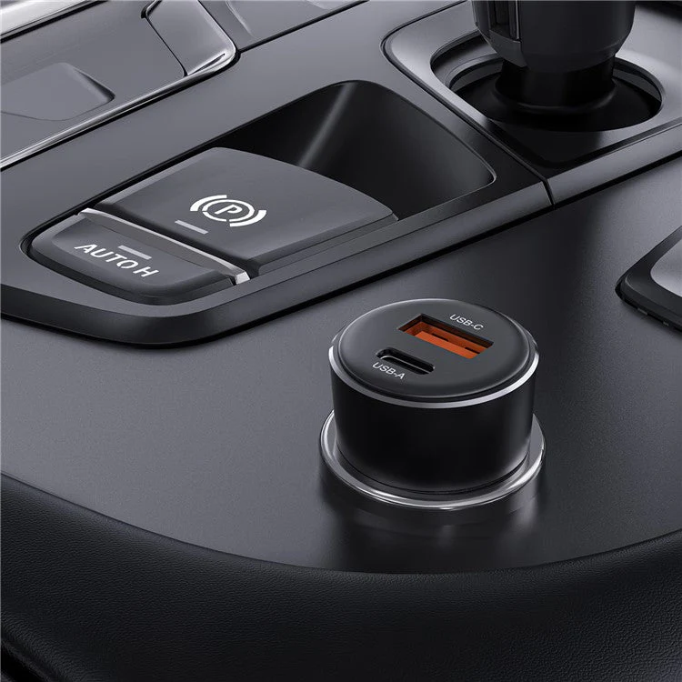 ACEFAST B12 60W USB-A+Type-C Car Charger Cigarette Lighter Phone Fast Charging Adapter - Image 5