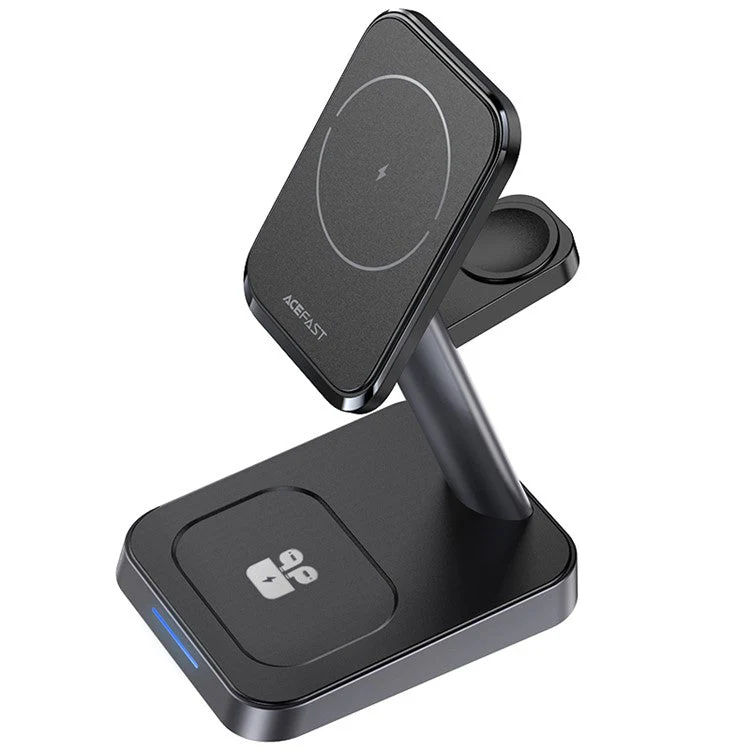 ACEFAST E3 3-in-1 Magnetic Wireless Charging Station Dock Stand Phone Earphone Watch Charger Bracket for iPhone 15-12 Series - Image 3