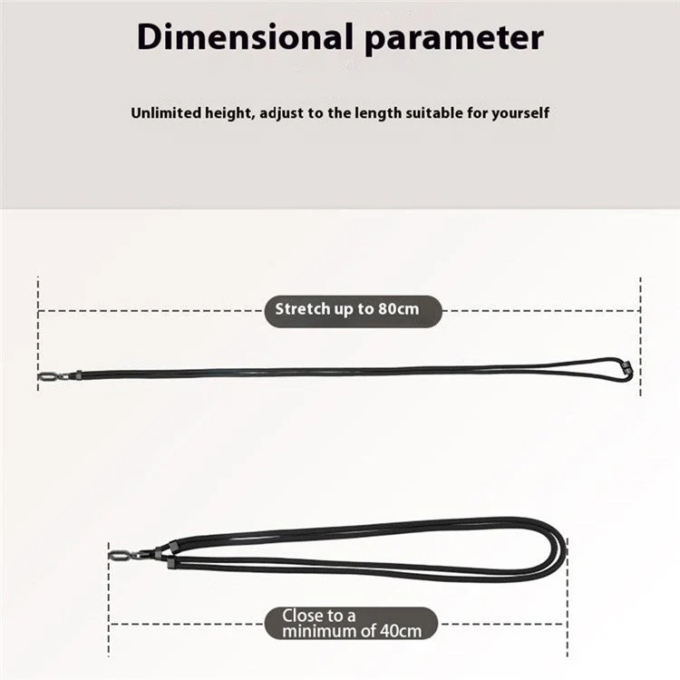 Adjustable Crossbody Neck Strap Phone Lanyard with Metal Tether Tab, Anti-Loss, Drop Protection - Sapphire - Image 8