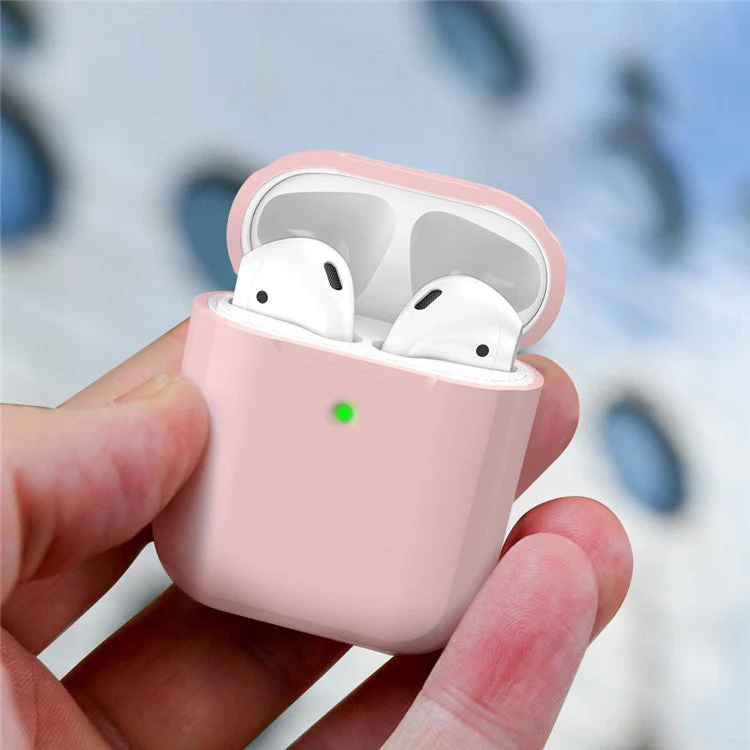 AHASTYLE PT88 Silicone Case for AirPods with Charging Case (2016) / (2019) / AirPods with Wireless Charging Case (2019) Earphone Cover - Pink - Image 7