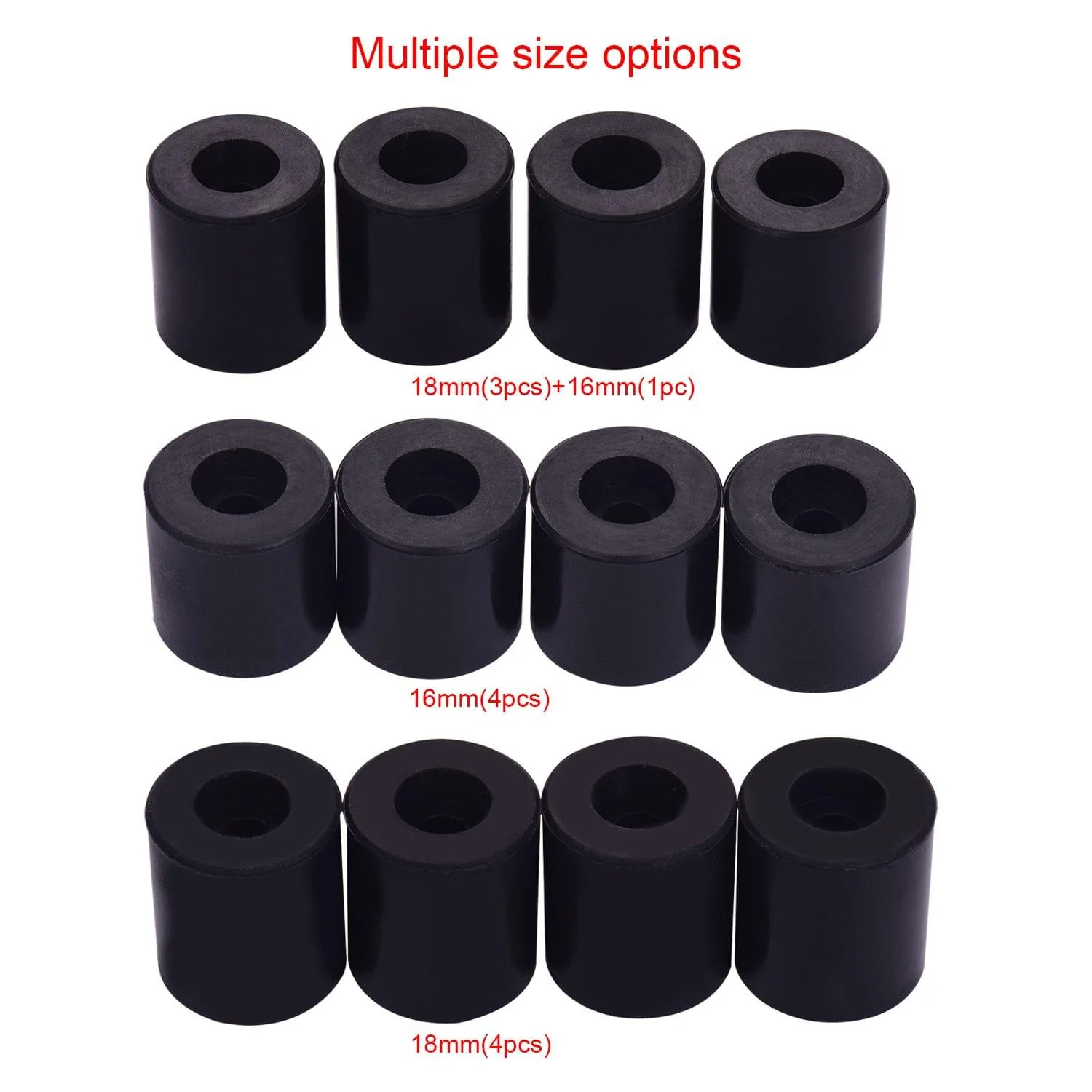 4pcs Silicone Solid Spacer Hot Bed Leveling Silica - 18mm (Orange ) - Image 8