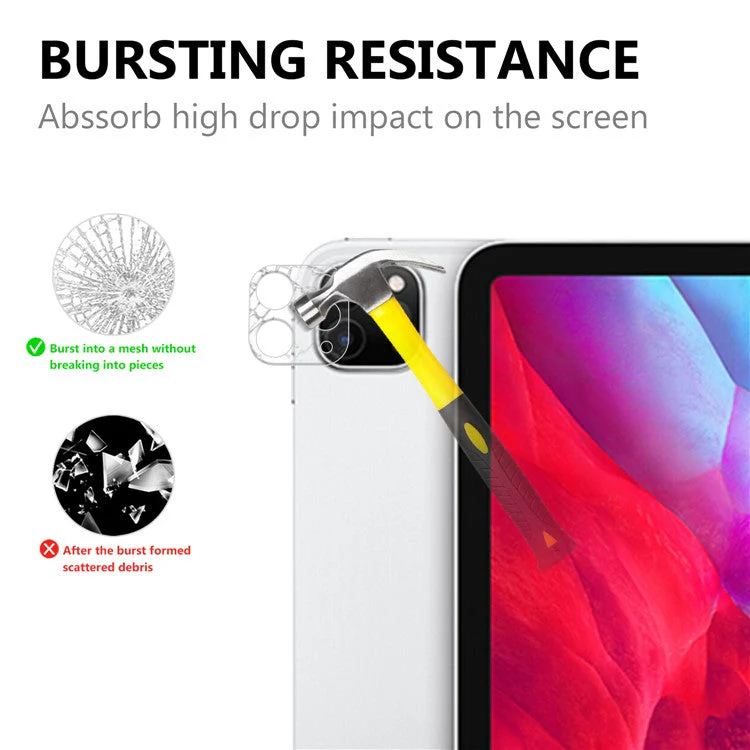 Anti-explosion 9H AGC Tempered Glass Camera Lens Protector for iPad Pro 12.9-inch (2021)(2020) - Image 2