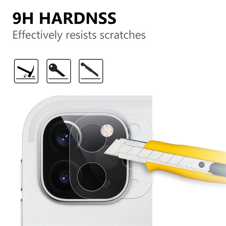 Anti-explosion 9H AGC Tempered Glass Camera Lens Protector for iPad Pro 12.9-inch (2021)(2020) - Image 3