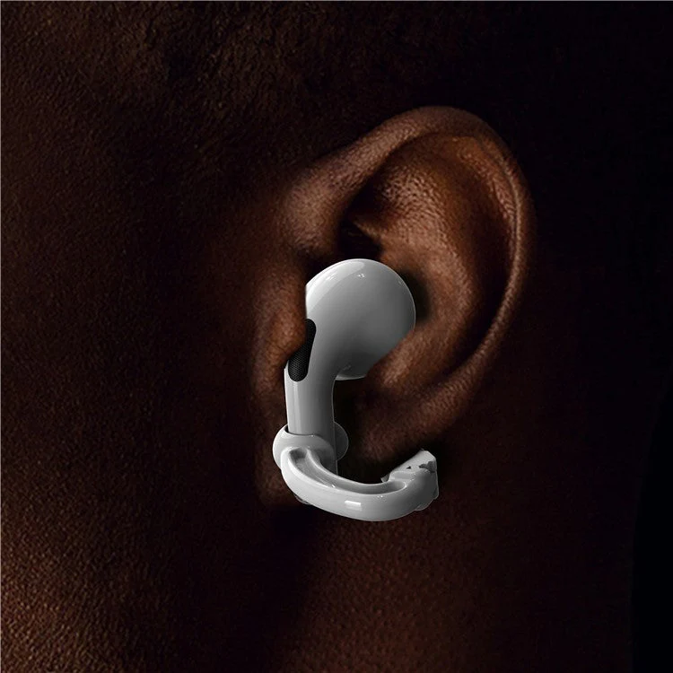 Anti Lost Clip Ear Hook Replacement for AirPod Headphone Anti Slip - White - Image 3