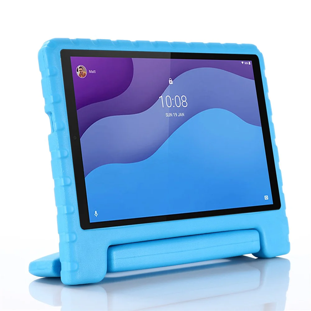 Anti-scratch Shockproof EVA Protective Tablet Cover Shell with Kickstand for Lenovo Tab M10 HD Gen 2 TB-X306 - Blue - Image 3