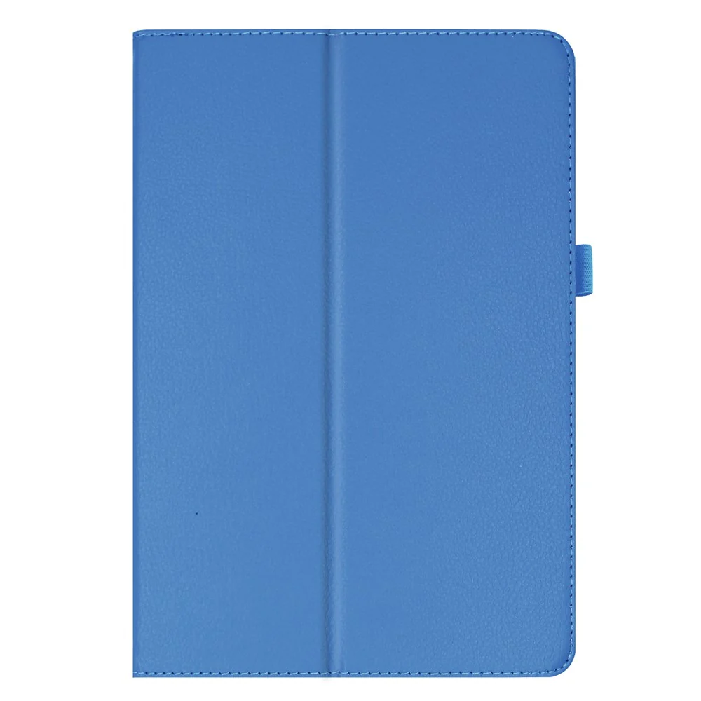 Anti-scratch Shockproof Litchi Texture Leather Stand Protective Phone Case Cover for Lenovo Tab M10 TB-X605F - Baby Blue - Image 7