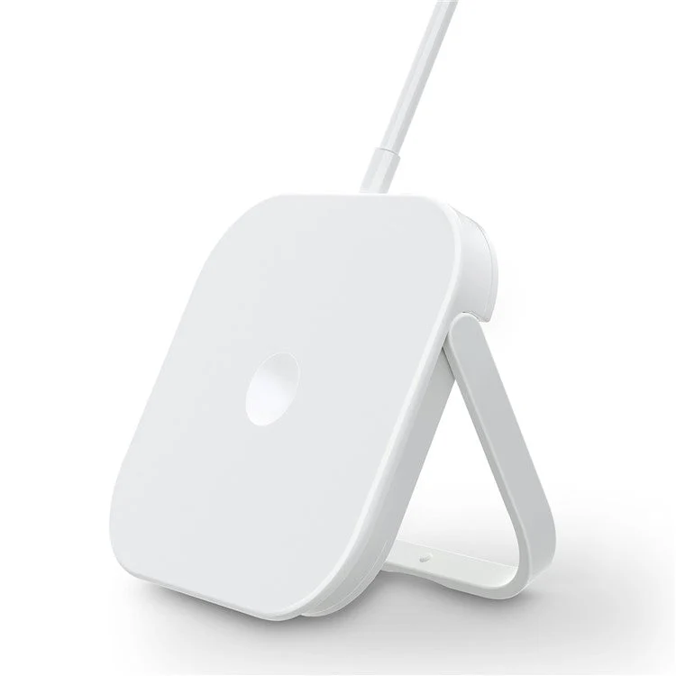 AP08 15W Max Wireless Charger Magnetic Charging Dock with Foldable Bracket for iWatch / Phone / Earbuds - Image 2