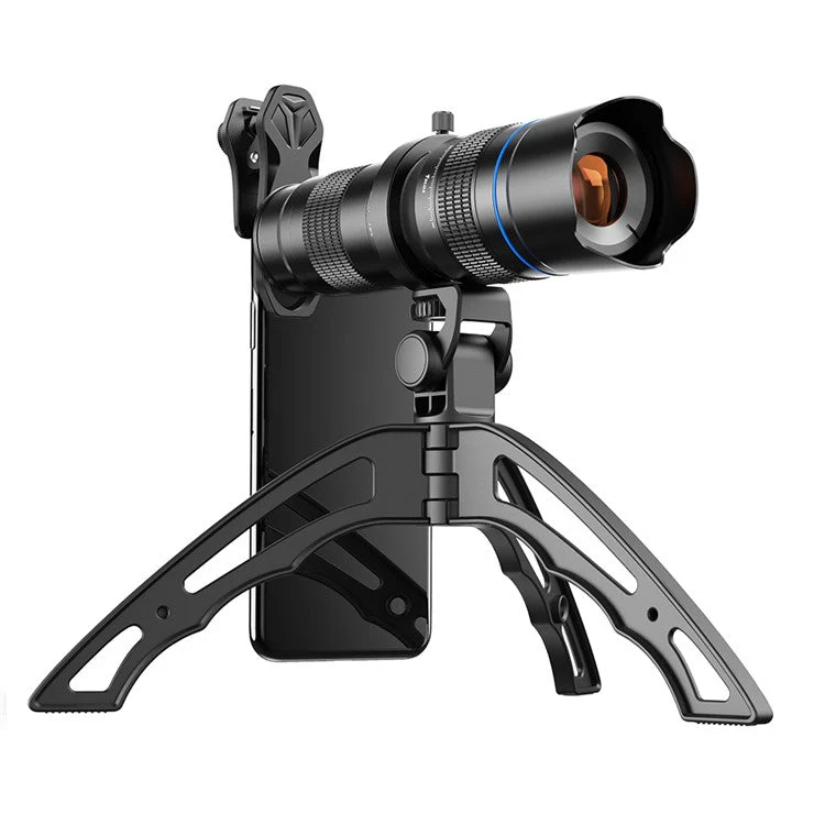 APEXEL All Mental 20-40X HD Monocular Telephoto Telescope Phone Camera Lens + Mini Tripod for Cell Phones - Image 6