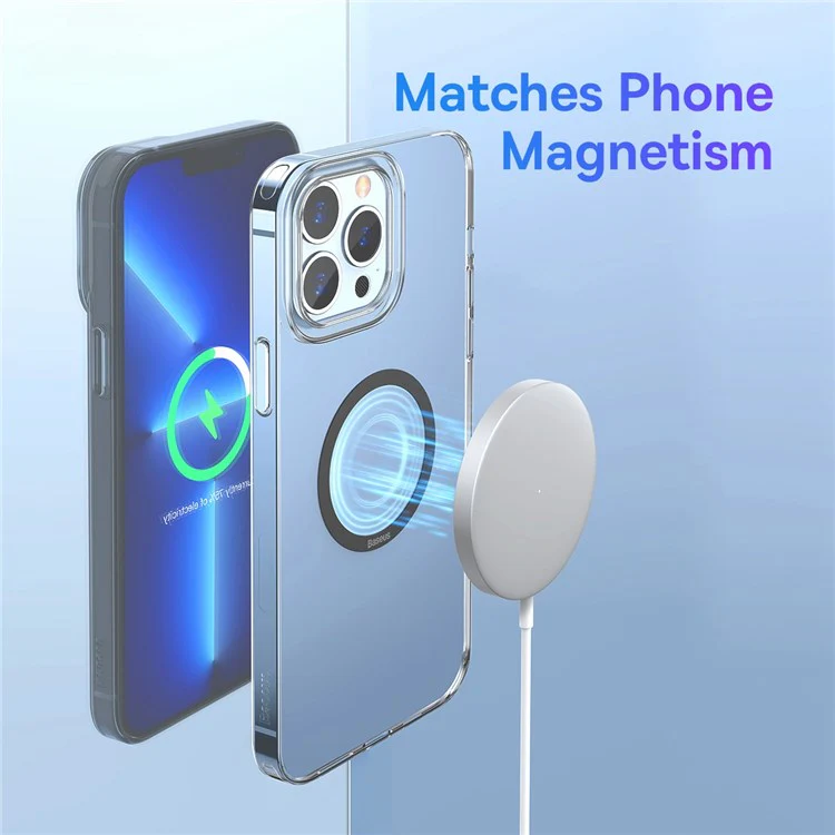 BASEUS Halo Series 2Pcs/Pack Magnetic Metal Ring Ultra Thin Adhesive Phone Holder Plate - Black - Image 2