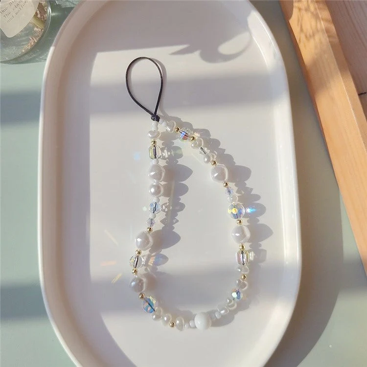 Beaded Phone Charm Strap Detachable Phone Anti-Lost Chain, Length: 16cm+5cm - SJ-A240007A - Image 2