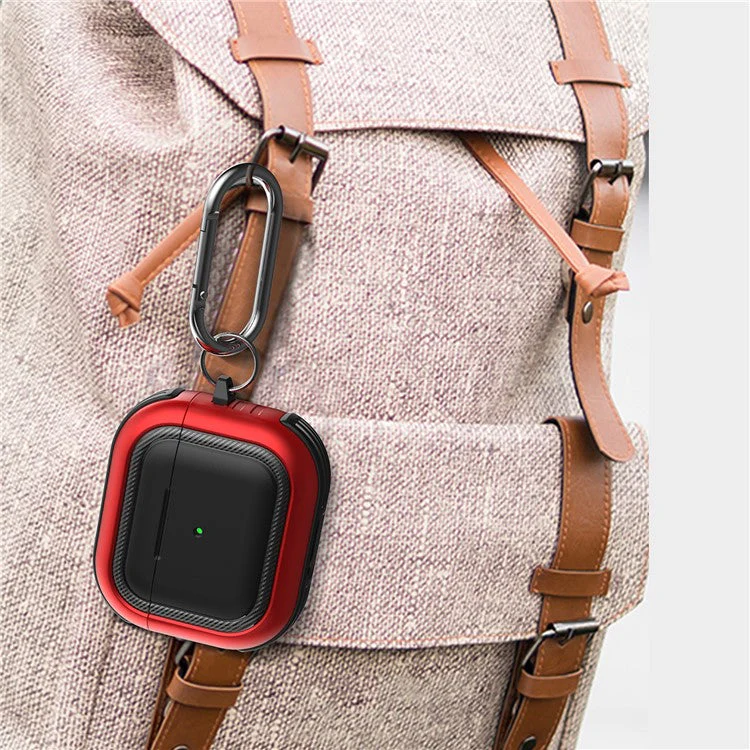 Bluetooth Earphone Anti-drop TPU+PC Protective Case Cover with Hanging Buckle for AirPods 3 - Style 2 - Image 8