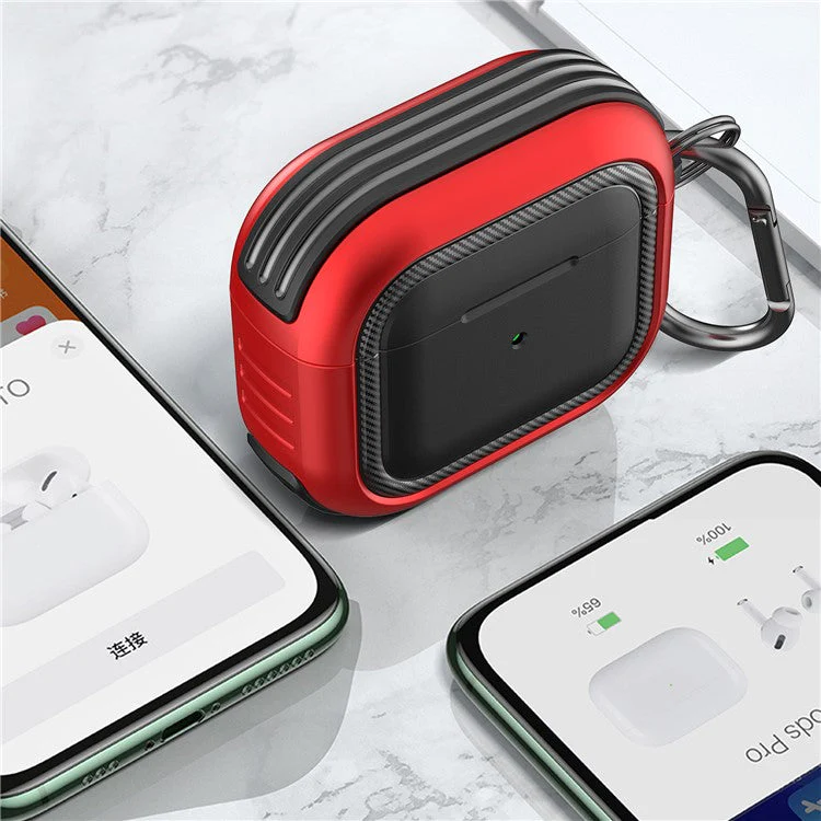 Bluetooth Earphone Anti-drop TPU+PC Protective Case Cover with Hanging Buckle for AirPods 3 - Style 6 - Image 7