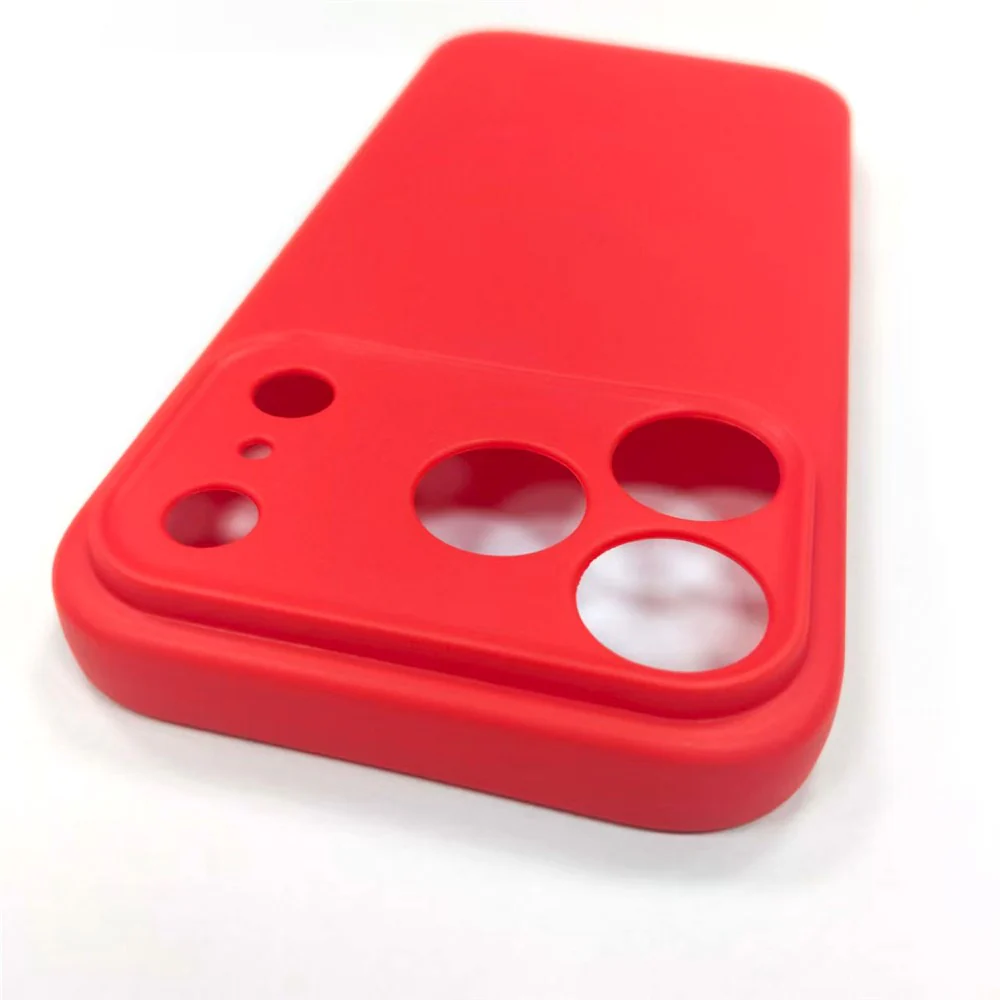 Bulk Purchasing 25Pcs For iPhone 17 Pro Max Case 1.2mm TPU Matte Phone Cover - Red - Image 4