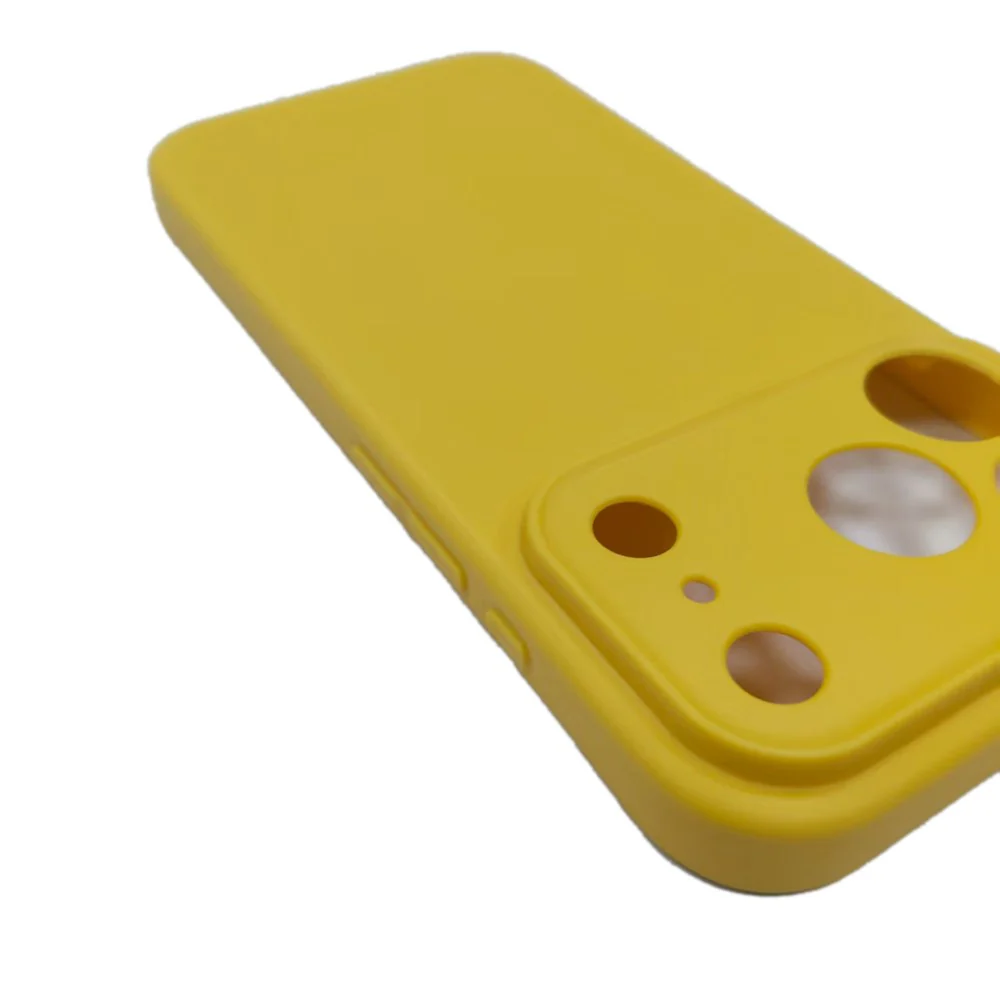Bulk Purchasing 25Pcs For iPhone 17 Pro Max Case 1.2mm TPU Matte Phone Cover - Yellow - Image 3