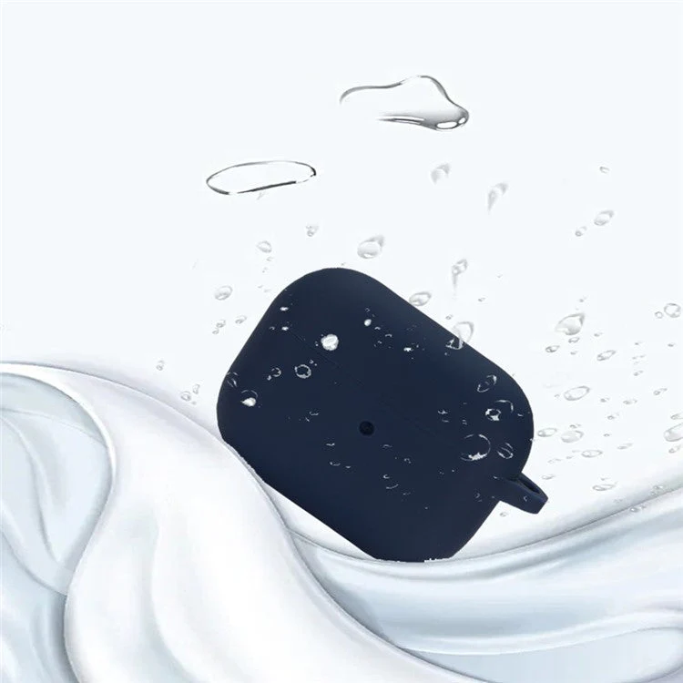 Bulk Purchasing For AirPods Pro 2 Silicone Case with Carabiner Bluetooth Earphone Protective Cover - Grey - Image 6