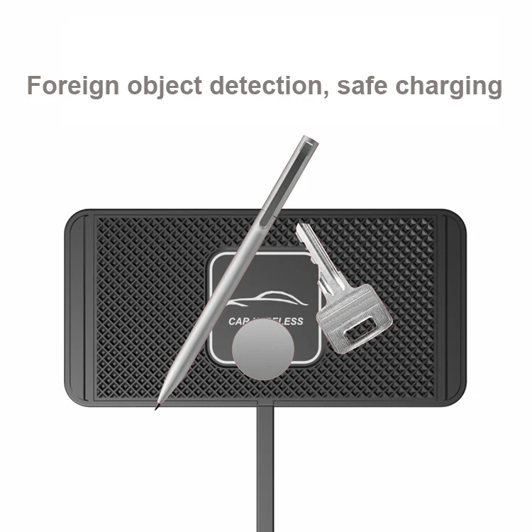 C1 30cm Short Cable 15W QI Car Wireless Charging Anti-Skid Pad - Image 4