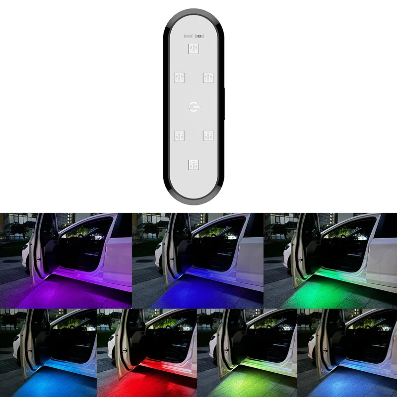 Car Universal Wiring Free Warning Lights Night Anti-Collision And Anti-Tailgating Lamp(Colorful) - Image 2