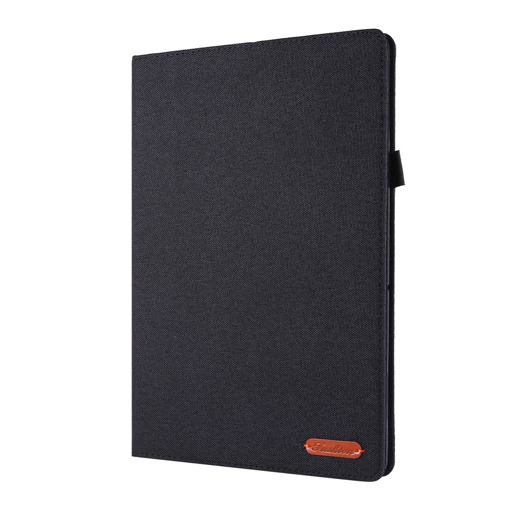 Cloth Texture Card Slots Leather Protective Case for Lenovo Tab M10 TB-X605F - Black - Image 3