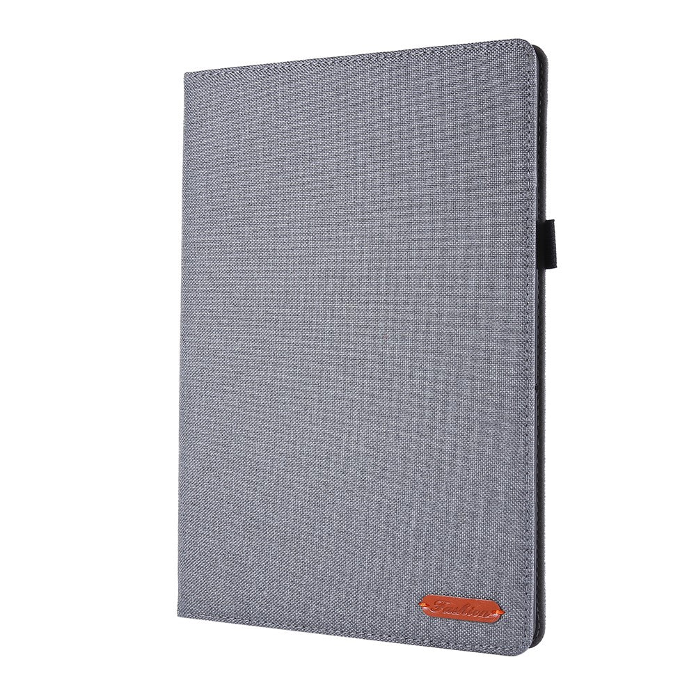 Cloth Texture Card Slots Leather Protective Case for Lenovo Tab M10 TB-X605F - Grey - Image 3
