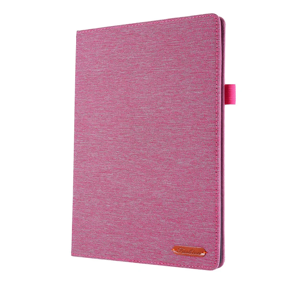 Cloth Texture Card Slots Leather Protective Case for Lenovo Tab M10 TB-X605F - Rose - Image 8