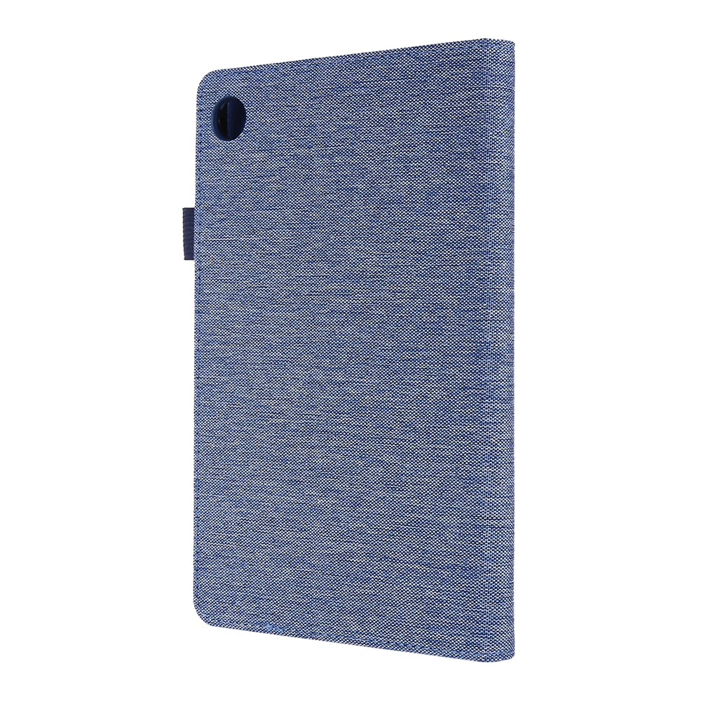 Cloth Texture Card Slots Stand Leather Cover for Lenovo Tab M8/Tab M8 (2nd Gen) - Blue - Image 5