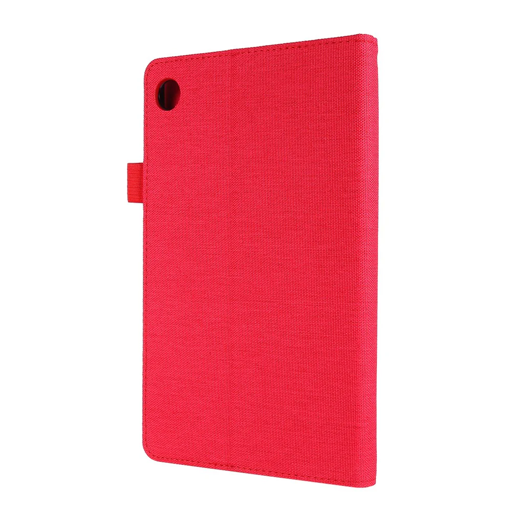 Cloth Texture Card Slots Stand Leather Cover for Lenovo Tab M8/Tab M8 (2nd Gen) - Red - Image 5