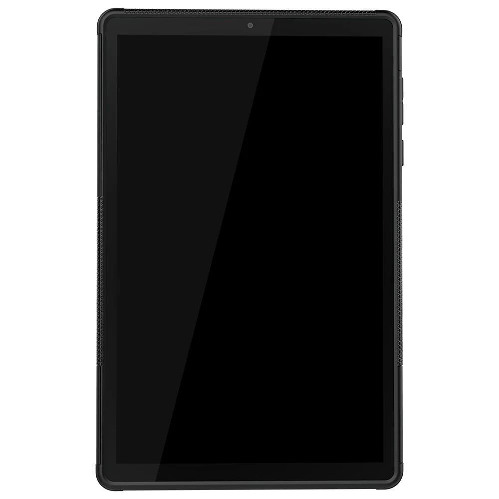 Cool Tyre Pattern PC + TPU Tablet Back Case with Kickstand for Lenovo Tab M10 Plus TB-X606F / Tab K10 - Black - Image 6
