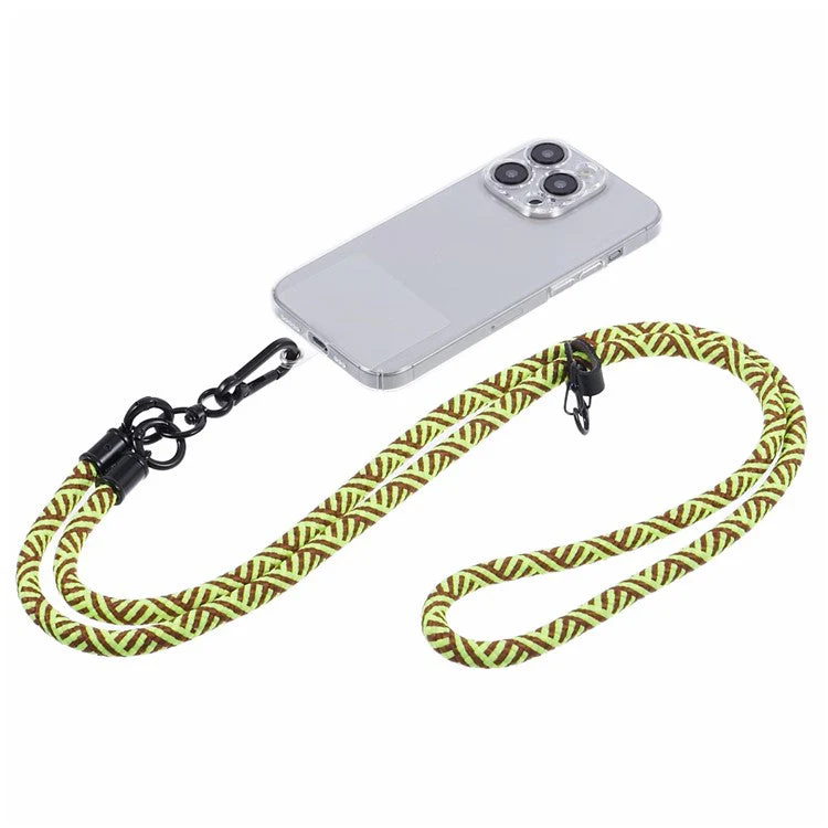 Crossbody Phone Lanyard 8mm Thickness Adjustable Phone Neck Strap with Tether Tab - Style A - Image 3