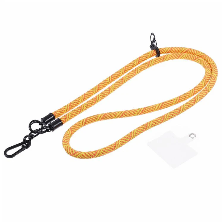 Crossbody Phone Lanyard 8mm Thickness Adjustable Phone Neck Strap with Tether Tab - Style C - Image 2