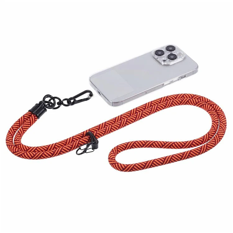 Crossbody Phone Lanyard 8mm Thickness Adjustable Phone Neck Strap with Tether Tab - Style E - Image 3