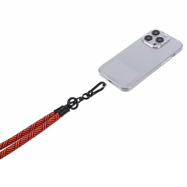 Crossbody Phone Lanyard 8mm Thickness Adjustable Phone Neck Strap with Tether Tab - Style E - Image 4