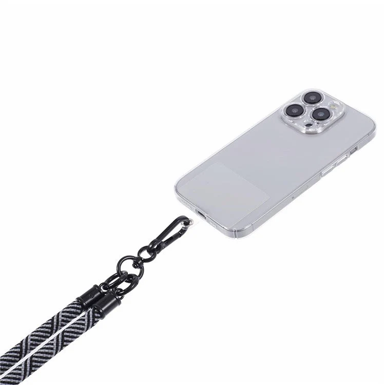 Crossbody Phone Lanyard 8mm Thickness Adjustable Phone Neck Strap with Tether Tab - Style F - Image 4