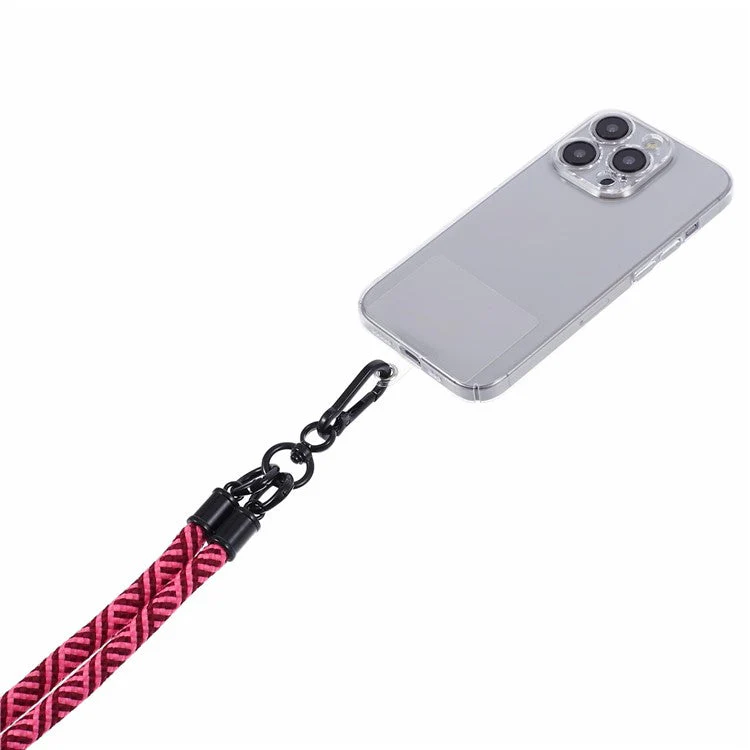 Crossbody Phone Lanyard 8mm Thickness Adjustable Phone Neck Strap with Tether Tab - Style M - Image 4