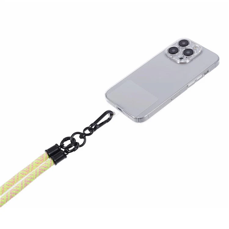Crossbody Phone Lanyard 8mm Thickness Adjustable Phone Neck Strap with Tether Tab - Style N - Image 4