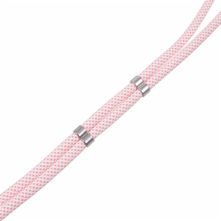 Crossbody Phone Lanyard Adjustable Silver Buckle Nylon Phone Strap with Tether Tab, Total Length: 140cm - Style I - Image 4