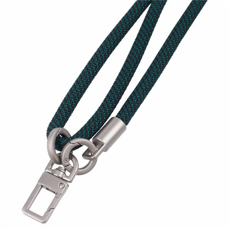 Crossbody Phone Lanyard Adjustable Silver Buckle Nylon Phone Strap with Tether Tab, Total Length: 140cm - Style N - Image 5
