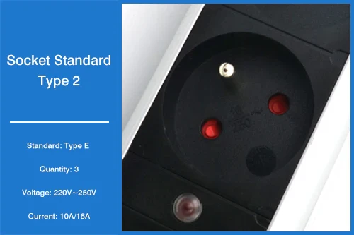 Cylindrical desktop pull up Socket 3 EU plug with USB A&C charging with 1.8m power cable - Image 4