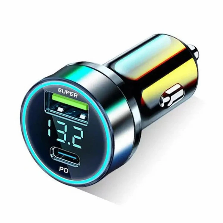 D3-PD 120W Car Charger Type-C+USB Dual Port +100W 3-in-1 Fast Charging Cable - Image 3