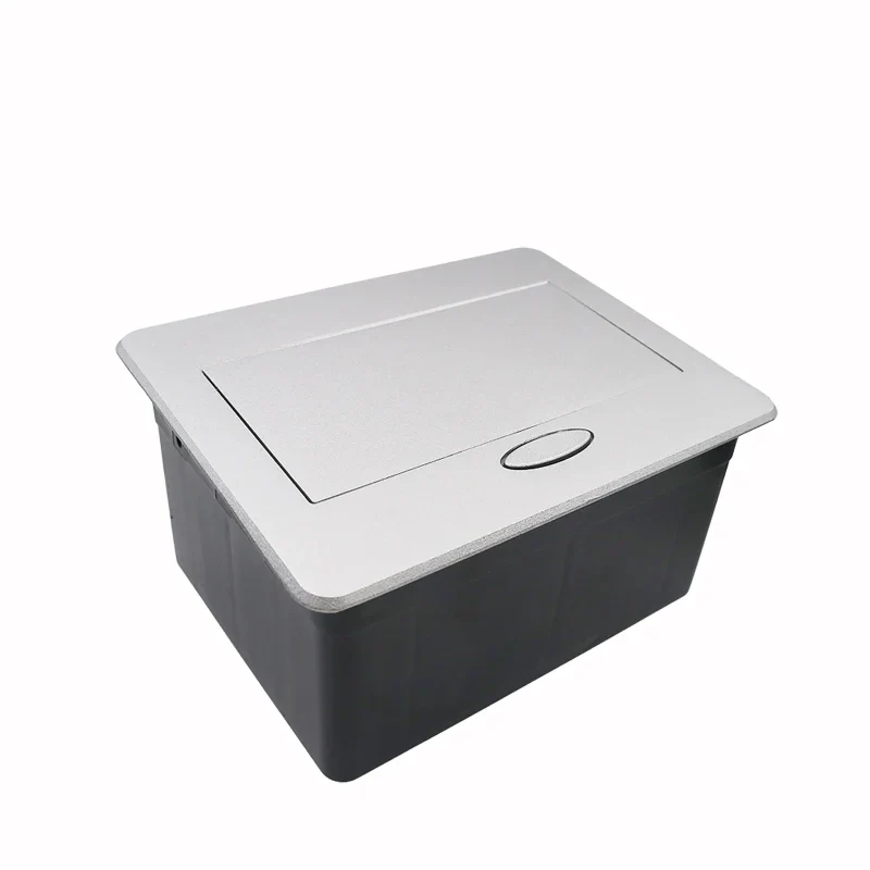 Desktop pop up socket box with 2 EU plug with 1.8m power cable - Image 4