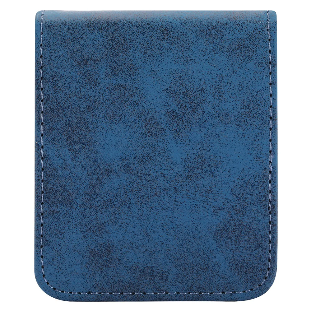 DF-05 For Samsung Galaxy Z Flip7 FE 5G / Z Flip6 5G Case PU Leather Magnetic Closure Phone Cover - Blue - Image 4