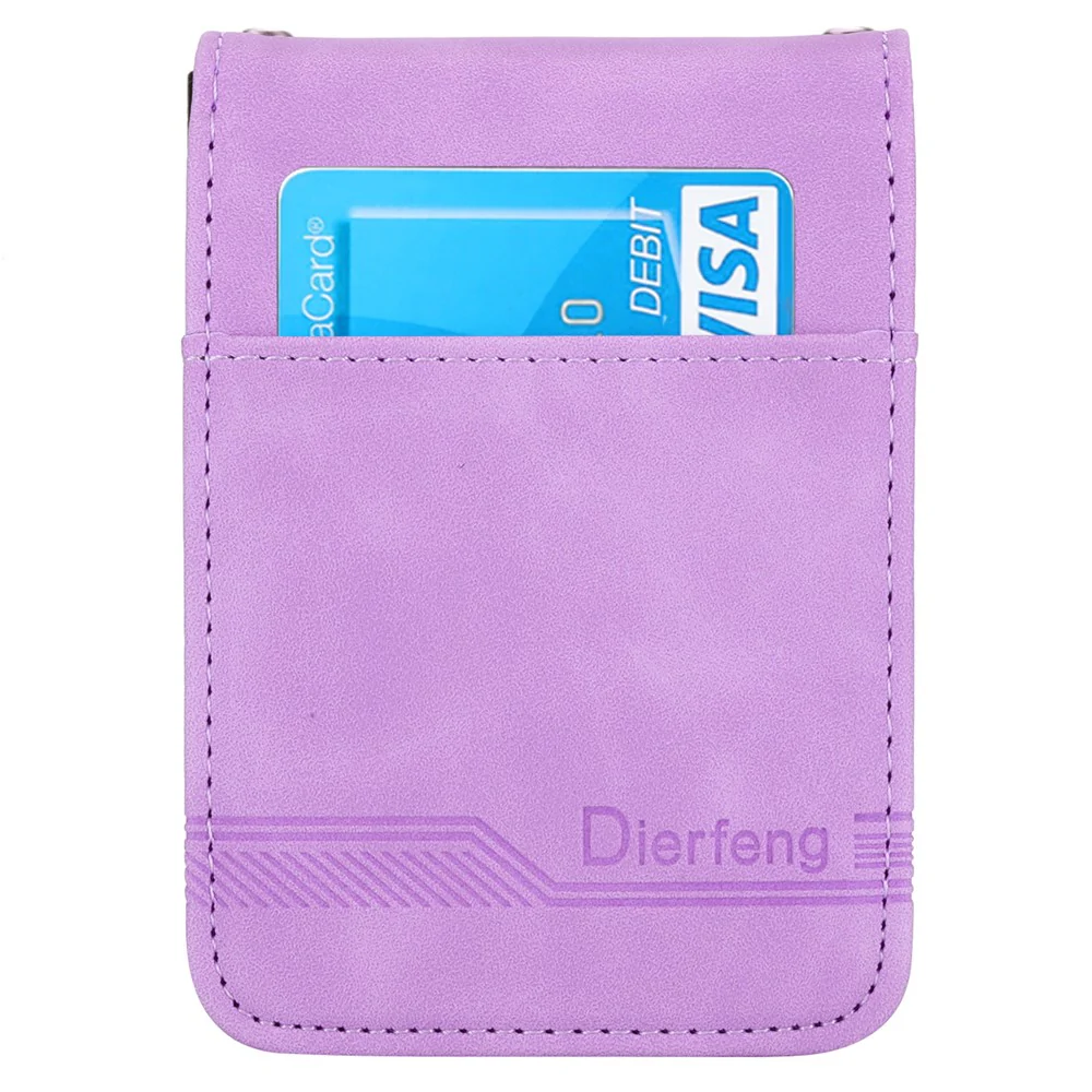 DIERFENG DF-03 For Samsung Galaxy Z Flip7 FE 5G / Z Flip6 5G Card Slot Case Lines Imprinted Phone Cover - Purple - Image 4