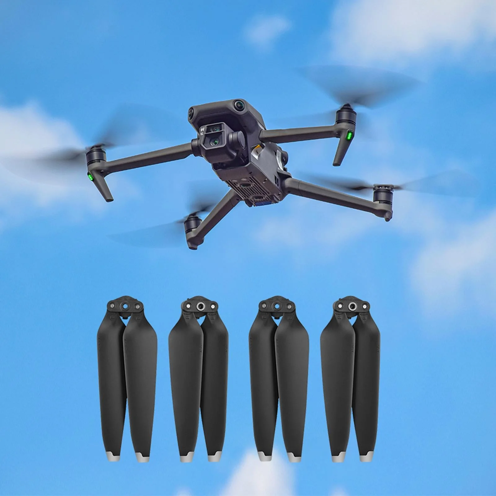 Drone Propellers Quiet Accessory Drone 9453F for DJI Mavic 3 gold 1 pair - Image 3