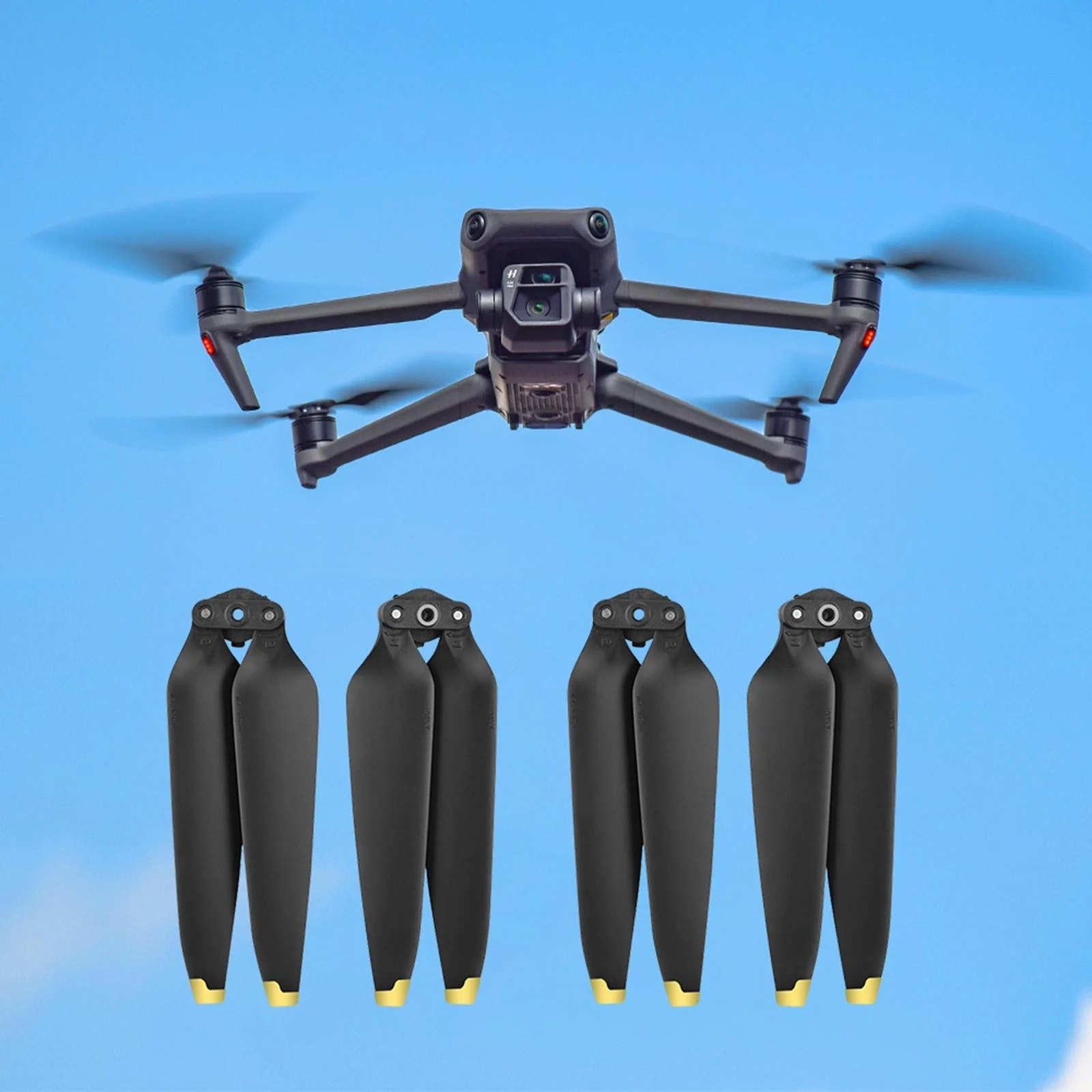Drone Propellers Quiet Accessory Drone 9453F for DJI Mavic 3 silver 1 pair - Image 7