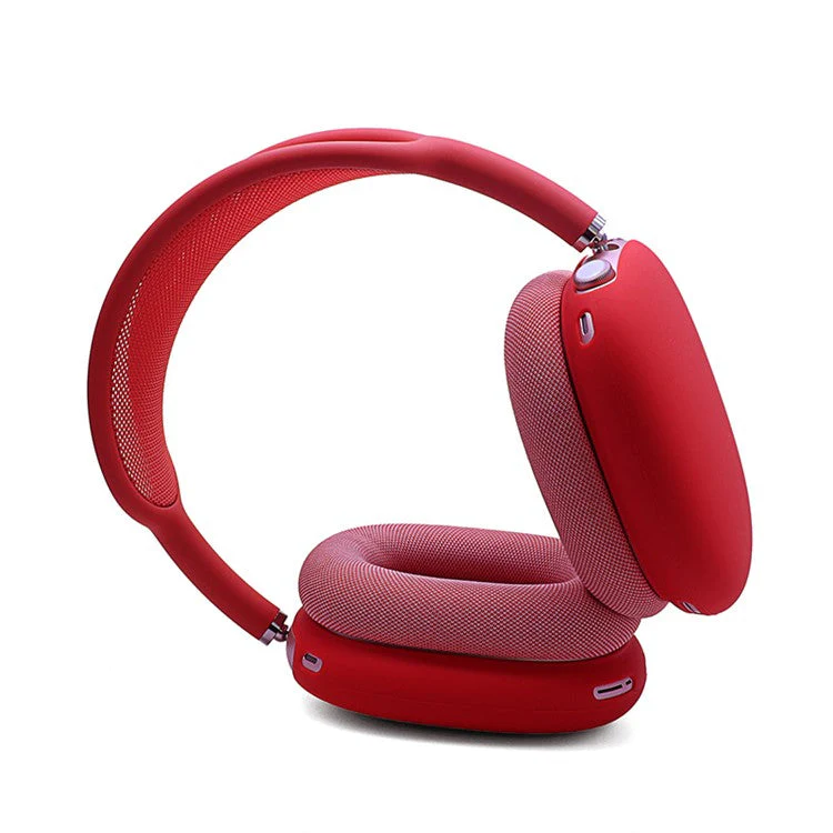 Drop Proof Silicone Protective Case for AirPods Max 2024 (USB-C) / Max Cover - Red - Image 3