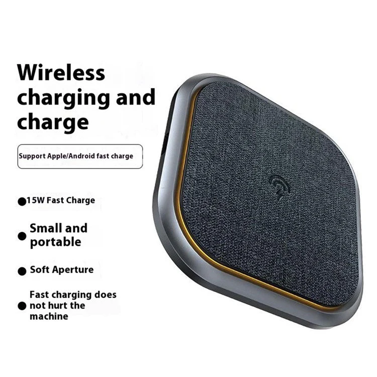 DUDAO A10H Wireless Charger 15W Desktop Fast Charging Mobile Phone Wireless Charger - Image 2