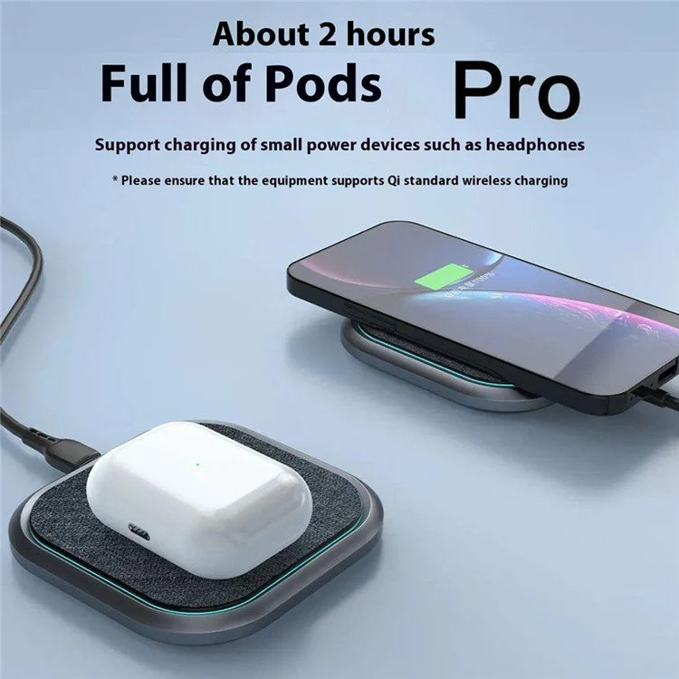 DUDAO A10H Wireless Charger 15W Desktop Fast Charging Mobile Phone Wireless Charger - Image 3