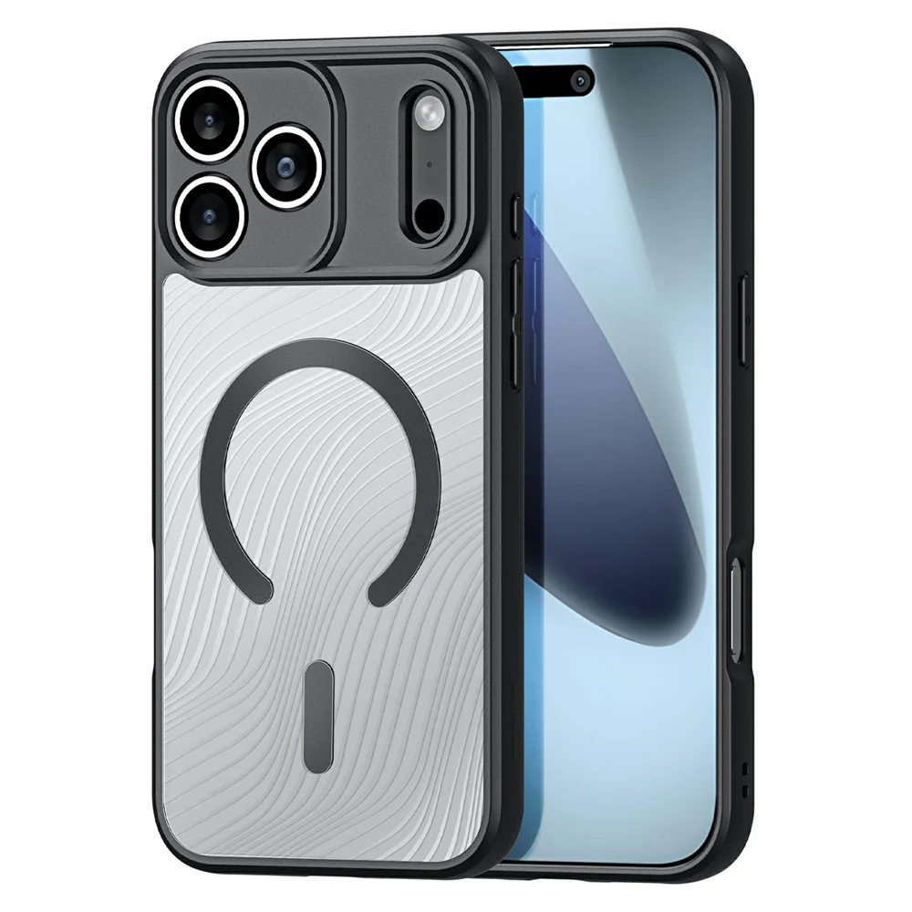 DUX DUCIS Aimo Series For iPhone 17 Pro Max Magnetic Case Compatible with MagSafe TPU + PC Phone Cover (REACH Certification) - Black