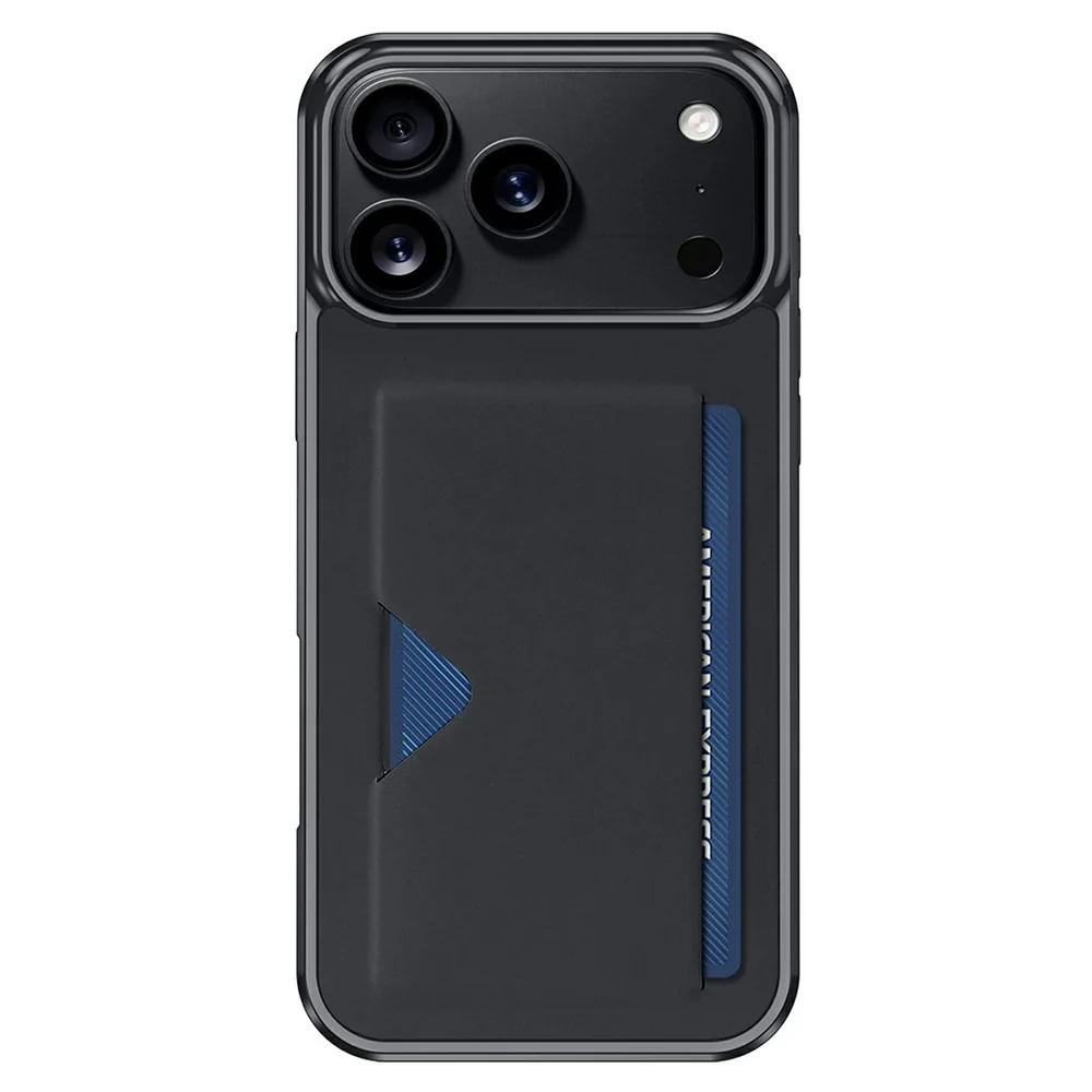 DUX DUCIS Pocard Series For iPhone 17 Pro Max Case Card Holder Leather + PC + TPU Phone Cover - Image 2